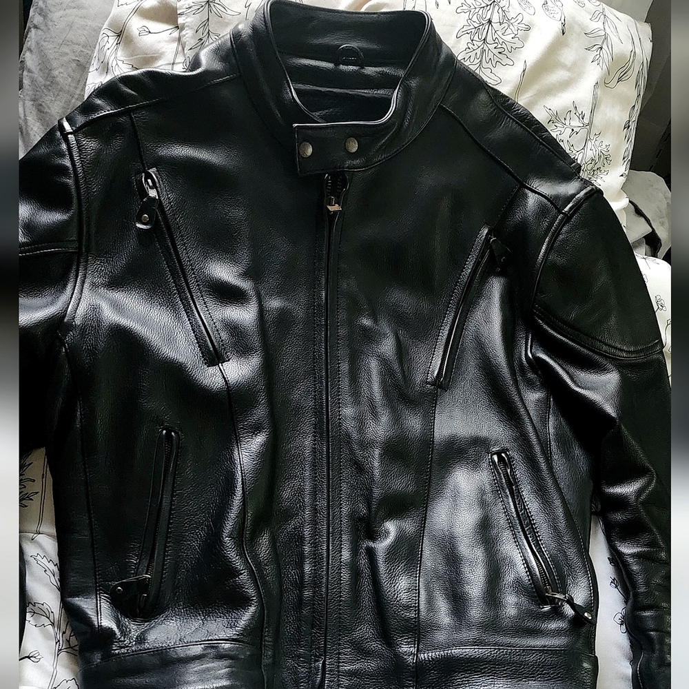 SOLD SOLD Full Grain Leather Biker Jacket